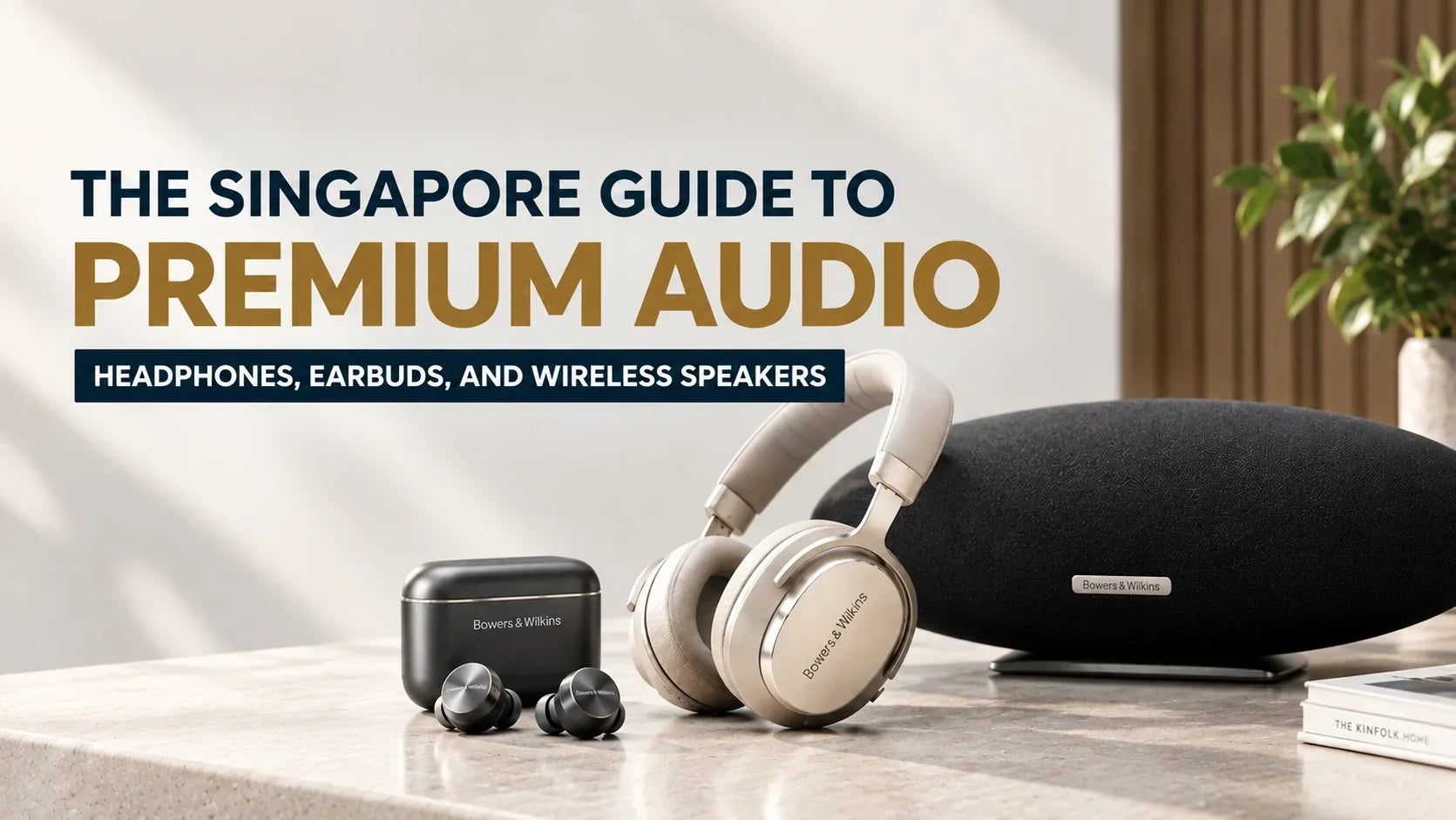 Singapore guide to premium audio featuring headphones, earbuds and wireless speakers