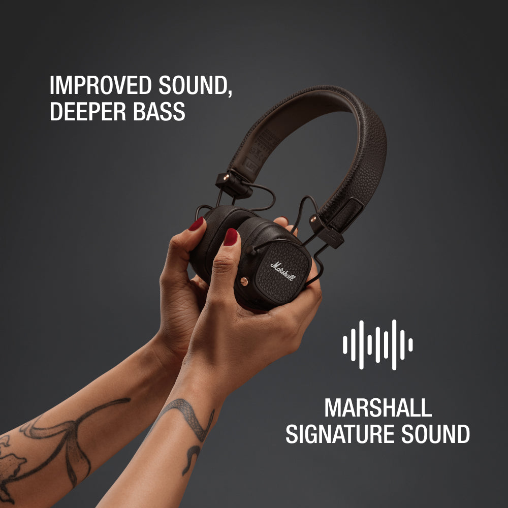 Audio Headphones Marshall Wireless Headphones Major Marshall Major