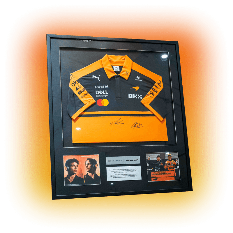 Win an F1 Driver Shirt signed by Lando and Oscar