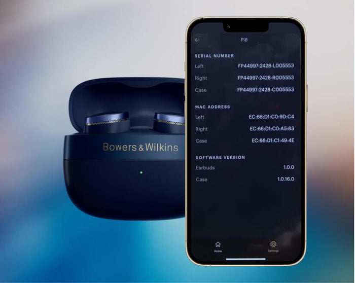 2. Verify your Bowers & Wilkins product