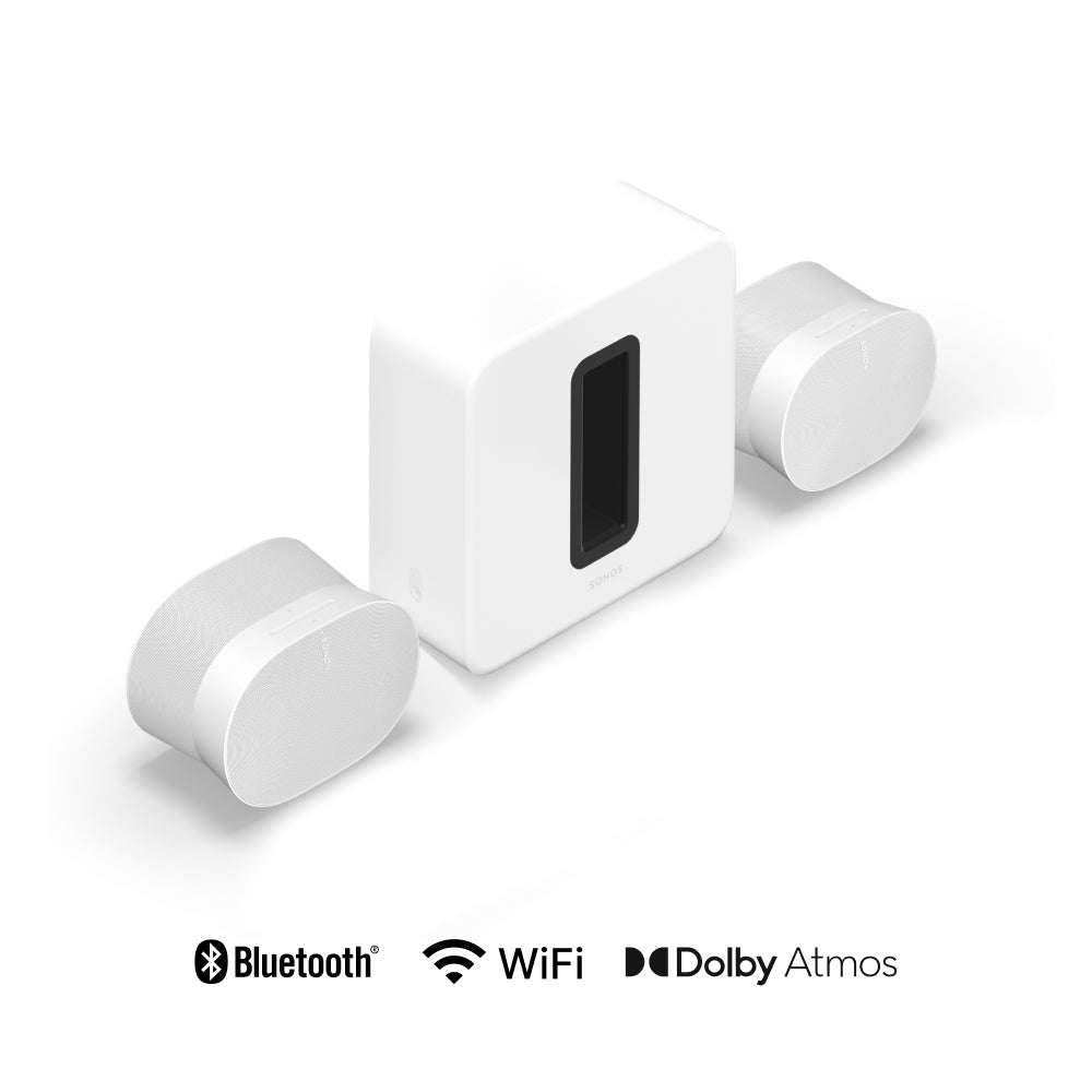 Sonos Sub 4 with Sonos Era 300 Pair