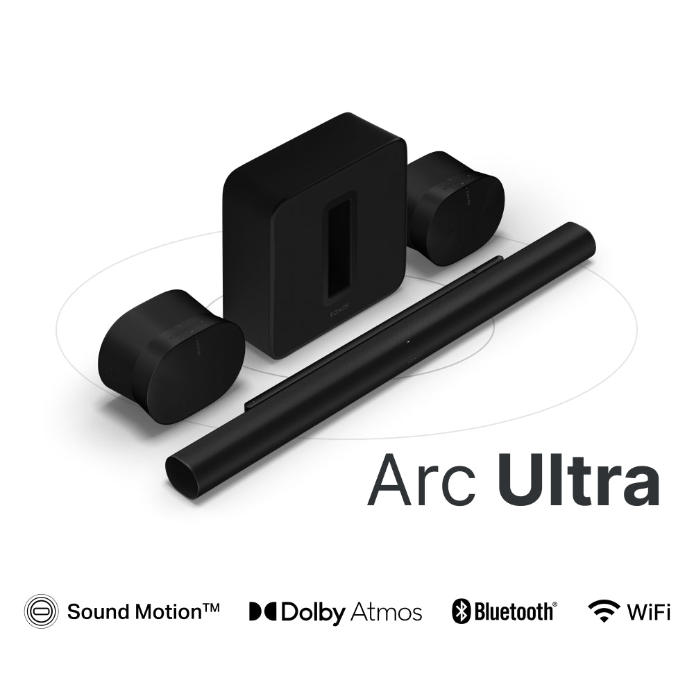 9.1.4 Sonos Immersive Set with Arc Ultra, Sub 4 and Era 300 Pair