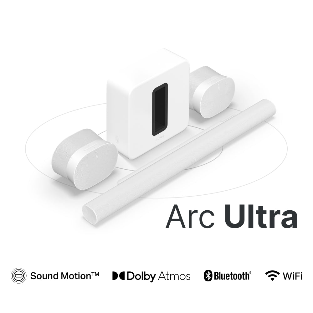 9.1.4 Sonos Immersive Set with Arc Ultra, Sub 4 and Era 300 Pair