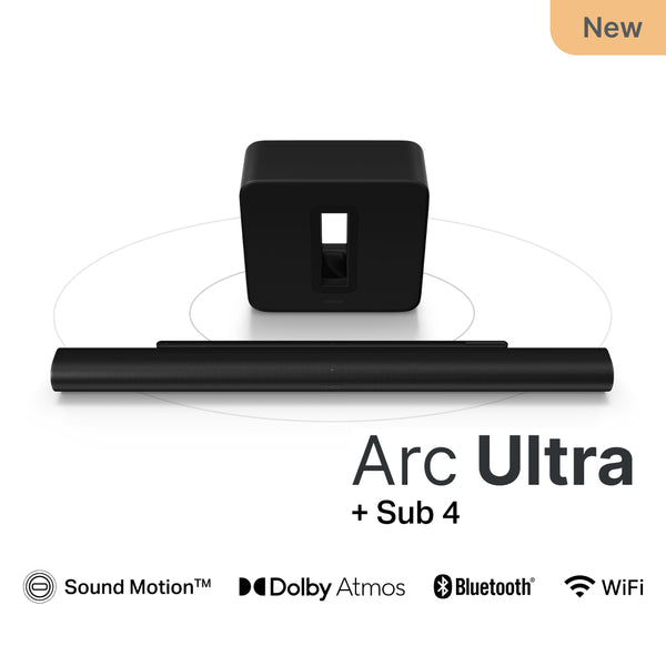 9.1.4 Sonos Premium Set with Arc Ultra and Sub 4