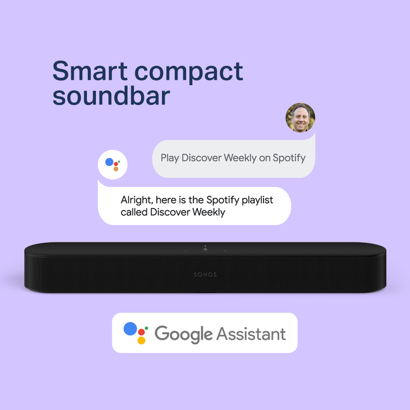 Sonos hot sale beam spotify