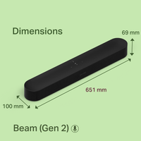Sonos Sonos 3.1 Entertainment Set with Beam (Gen 2) and Sonos Sub 