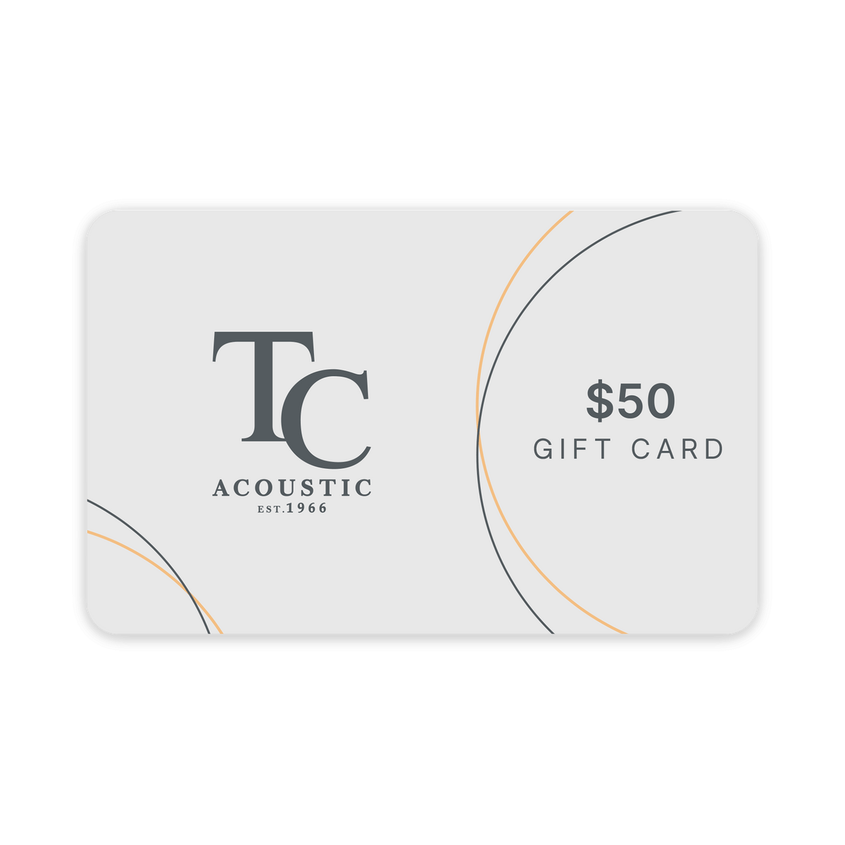 TC Acoustic E-Gift Card 