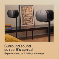 Sonos Era 300 Surround Speakers Rears Black 7.1.4 Home Theater set up
