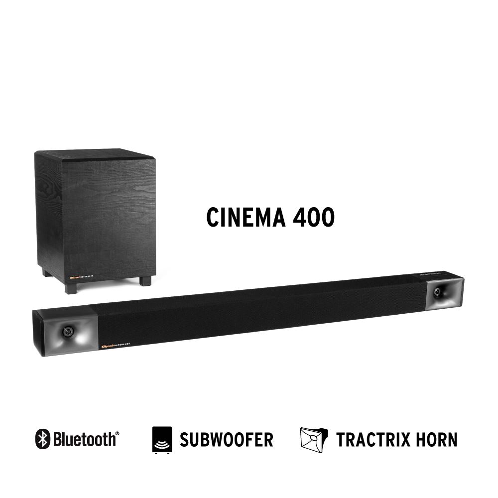 Klipsch Klipsch Cinema 400 Sound Bar 2.1 System 